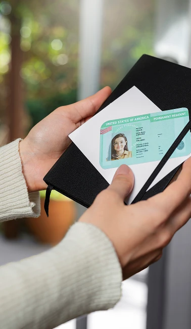 Persona mirando documentos